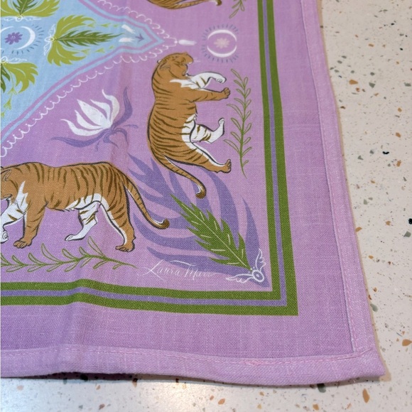 Moon Tiger Tea Towel by Artist Laura Marr - Picture 8 of 11